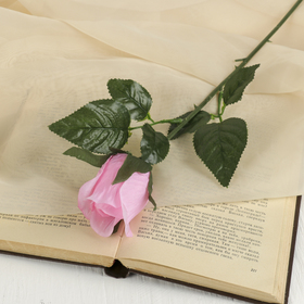 Цветы искусственные роза розовая 70 см Ош