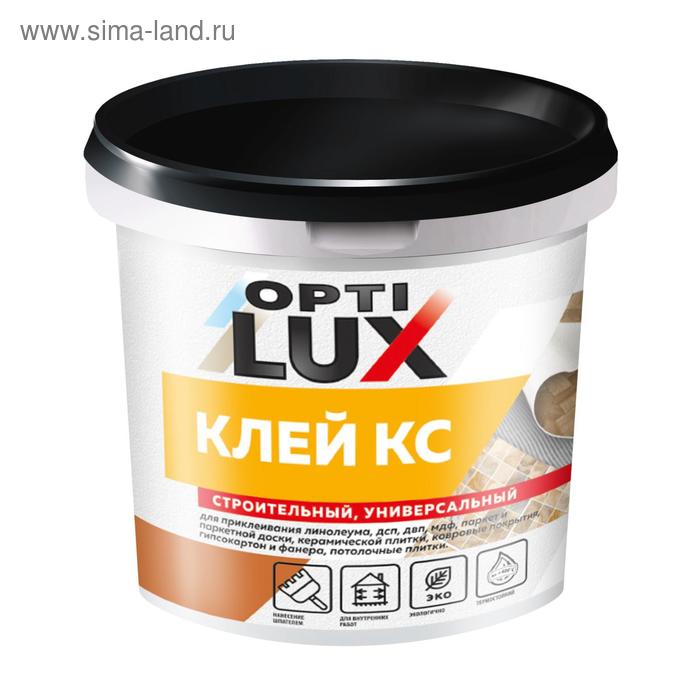 Клей КС OPTILUX 1.5кг клей мастика титан optilux 9кг
