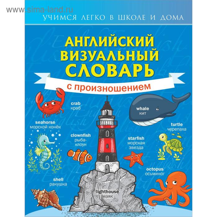Словари, разговорники  Сима-Ленд Английский визуальный словарь с произношением