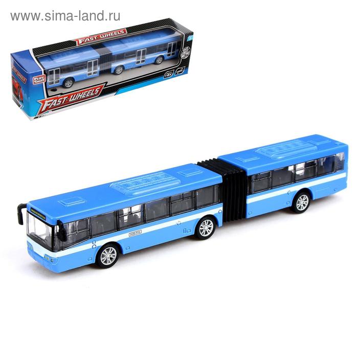 

Автобус металлический «Город», масштаб 1:43, инерция, МИКС