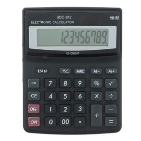 Калькулятор настольный, 12 - разрядный, SDC - 812V Ош