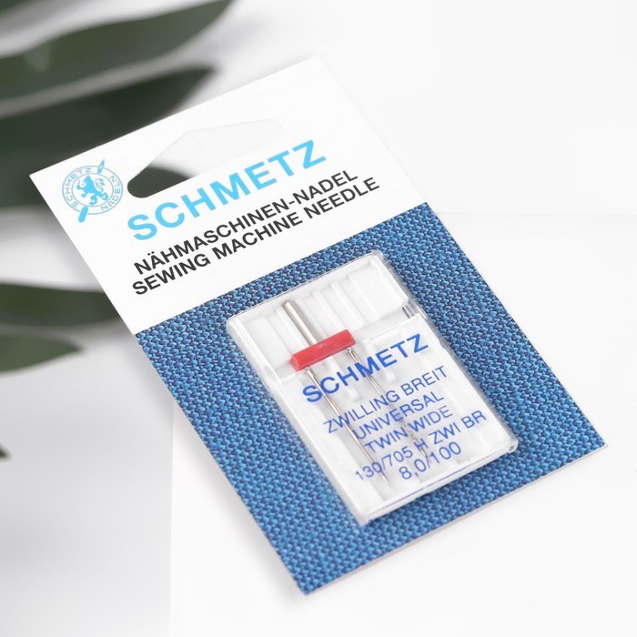 Игла для бытовых швейных машин двойная универсальная 1008 245₽