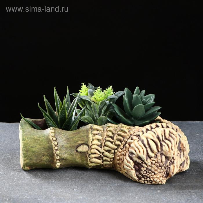 

Горшок "Бревно" 19*12*6см