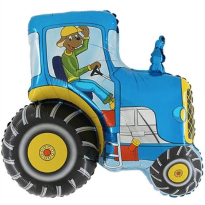 Фольгированный шар 29 «Синий трактор», фигура шар фольгированный 32 фигура синий трактор 80 45 в инд уп