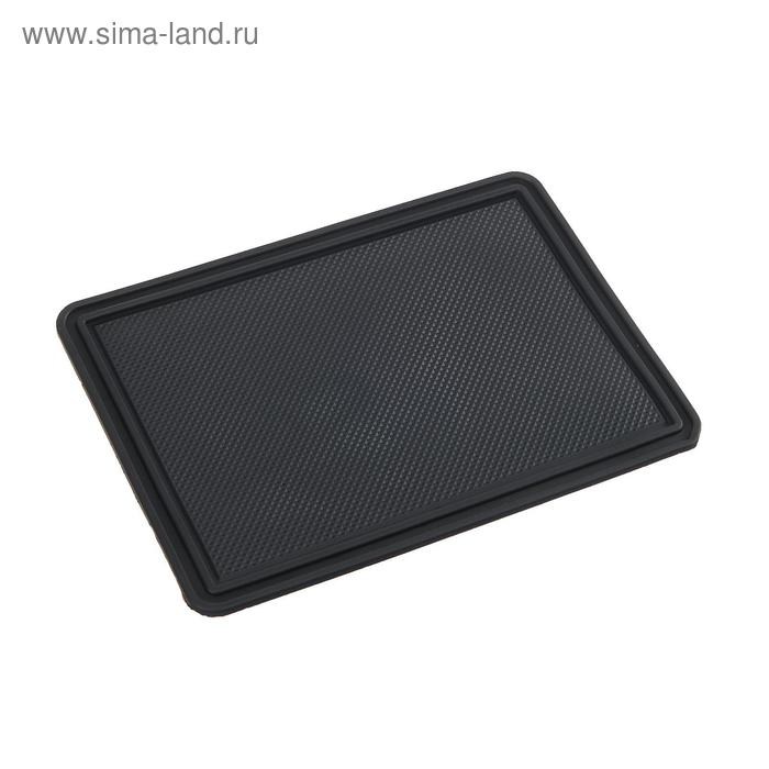 

Коврик противоскольязщий 18×13 см с бортом, черный