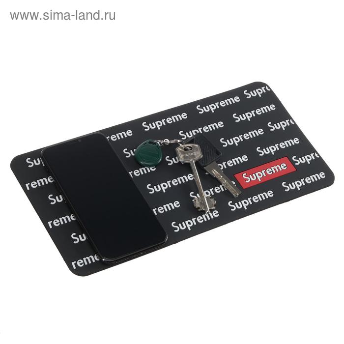 фото Коврик противоскольязщий 30×15 см, supreme, черный