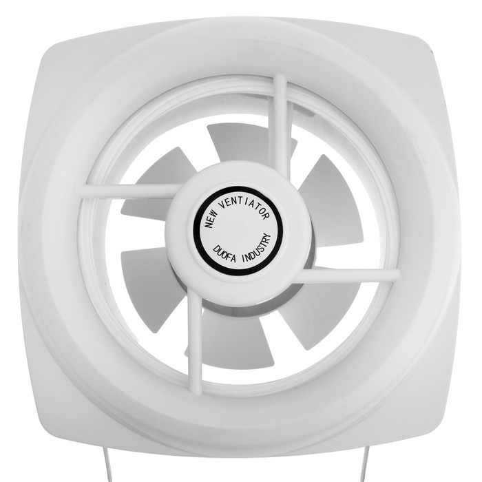 Вентилятор вытяжной ZEIN LOF-04, с жалюзи, шнурковый выключатель, провод, d=140 мм, 220 В, 18Вт 5157