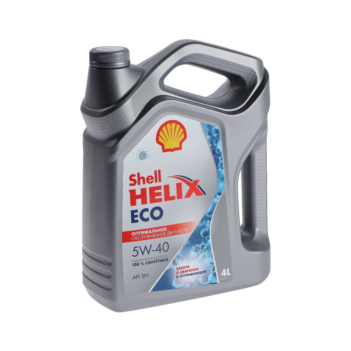 фото Масло моторное shell helix eco 5w-40, 4 л 550058241