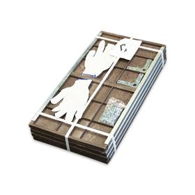 

Грядка из песчанополимерной плитки 68х68х34 см, коричневая