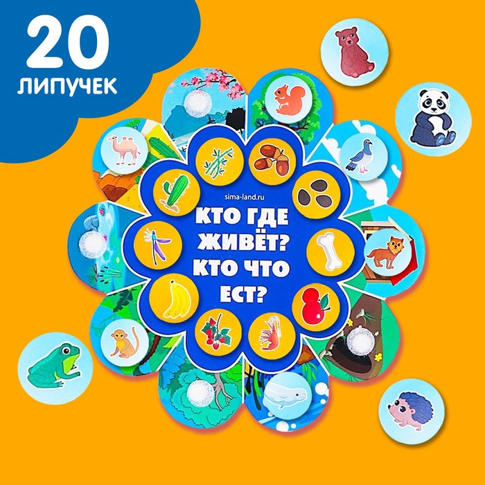 

Игра на липучках «Обучающий круг»