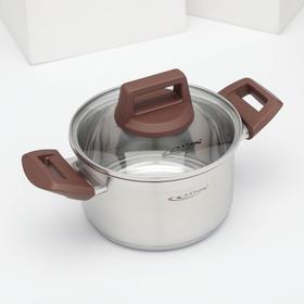 

Кастрюля «Венера», 1,7 л, d=16 см, стеклянная крышка, цвет хромированный