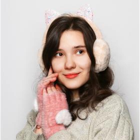 

Подарочный набор Santa Baby (плюшевые наушники и митенки)