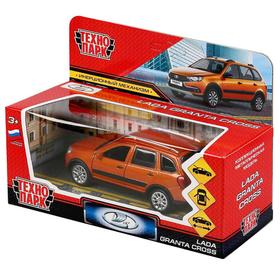 

Машина металлическая Lada Granta Cross 2019, 12 см, открываются двери, инерция, цвет золотой