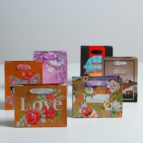

Пакет крафтовый «Важен каждый миг», МИКС, S 12 × 15 × 5.5 см