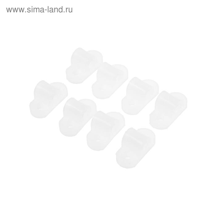 

Кронштейн, меб. крепеж, пластик, бесцветный, 8 шт.