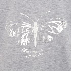 

Лонгслив для девочки, цвет серый, рост 140-146 см