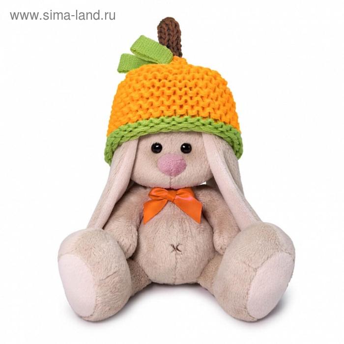 Мягкая игрушка «Зайка Ми в шапке - мандарин», 15 см