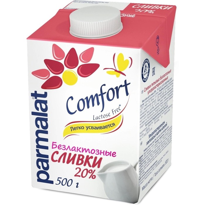 

Сливки Parmalat Comfort Edge безлактозные 20% 0,5л