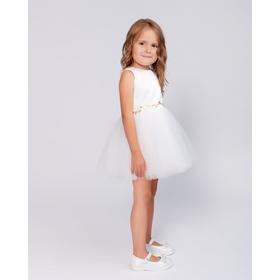 

Платье для девочки MINAKU: Party dress цвет белый, рост 140