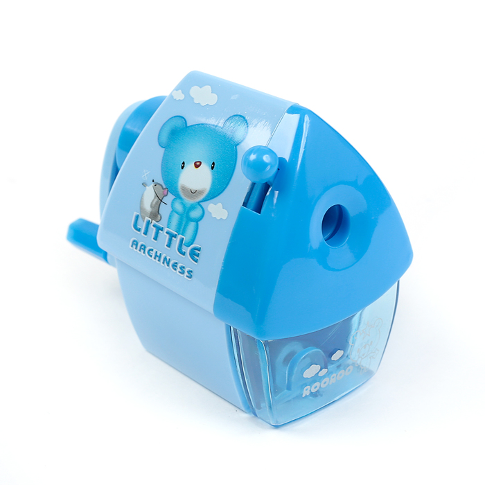 Точилка механическая с контейнером МИКС Домик малый