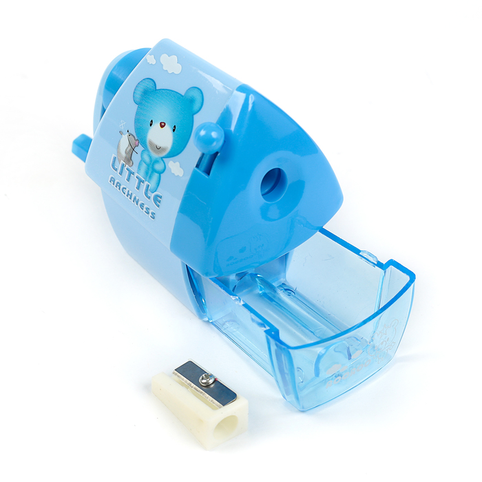 Точилка механическая с контейнером МИКС Домик малый