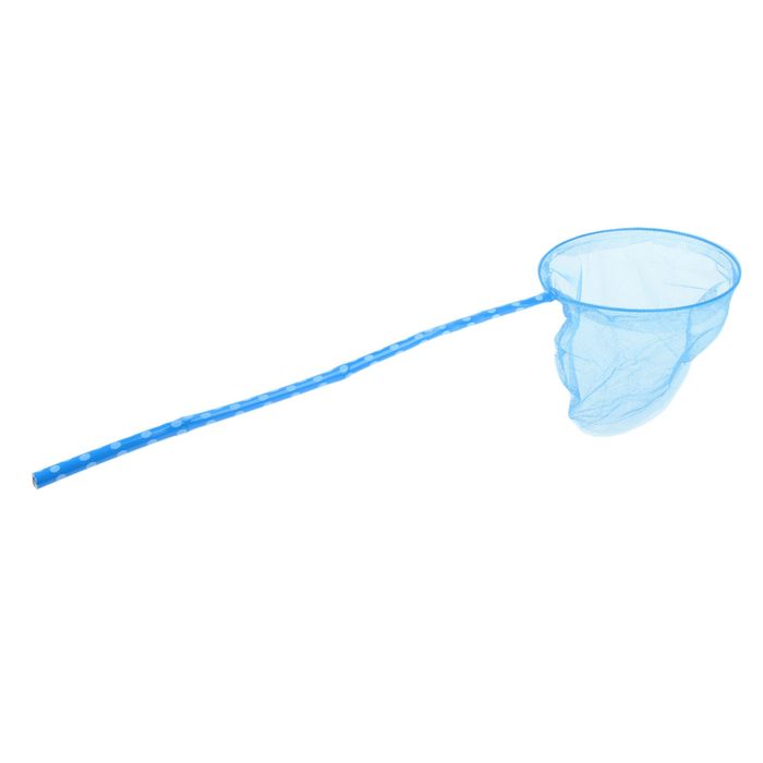 Сачок детский бамбуковая ручка 46 см, диаметр 15 см, цвета МИКС