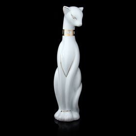 Сувенир керамика "Кошка египетская, белая" 28х8х6 см