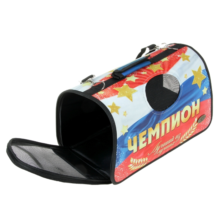 Сумка-переноска дизайнерская "Чемпион", 43 х 25 х 28 см