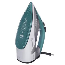 

Утюг HOTTEK HT-955-007, 2600 Вт, керамическая подошва, шнур 1.8 м, серо-бирюзовый