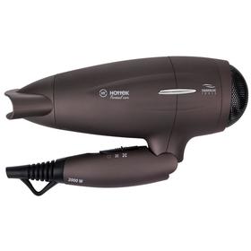 

Фен HOTTEK HT-965-002, 2000 Вт, 2 скорости, 3 температурных режима, коричневый