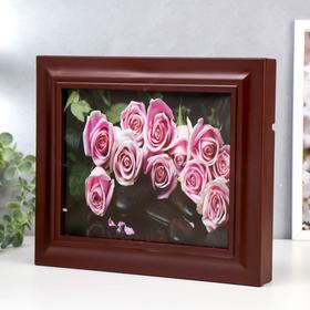 

Ключница "Розовые розы" Орех 26х31х4,5 см