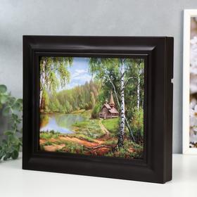 

Ключница "Тропинка" Венге 26х31х4,5 см