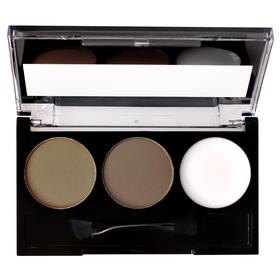 

Набор для бровей LN Professional Brow Shadows, оттенок 01