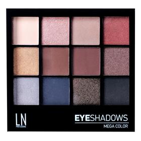 

Набор теней для век LN Professional Mega Color, оттенок №12-2