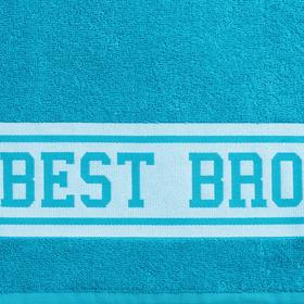 

Полотенце махровое "Best Bro" 30х70 см, 100% хл, 370гр/м2