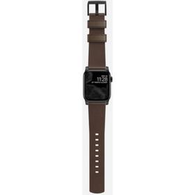 

Ремешок Nomad Modern Leather Strap для Apple Watch 44мм/42мм, тёмно-коричневый