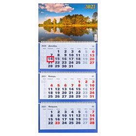 

Календари квартальные трио "Природа, 2021 - 187", 20 х 47 см
