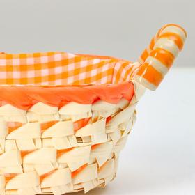 

Плошка плетеная, 20х13х8/10, пальмовый лист