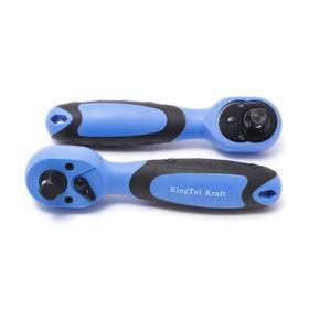 

Трещотка KingTul kraft KT-602502K, двухсторонняя, 3/8"-1/2"