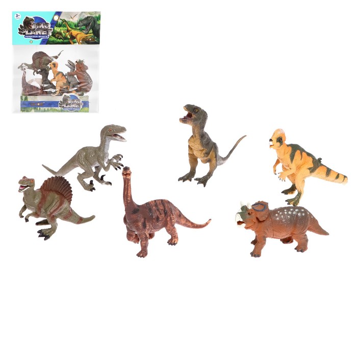 Набор динозавров «Юрский период», 6 фигурок набор динозавров юрский период 6 фигурок 1 шт