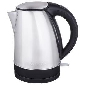 

Чайник электрический HOTTEK HT-960-203, металл, 1.7 л, 2200 Вт, автоотключение, серебристый