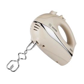 

Миксер HOTTEK HT-963-002, ручной, 300 Вт, 5 скоростей, 4 насадки, бежевый