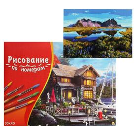 

Картина по номерам 30×40 см в коробке «Мыс стокснес в Исландии»