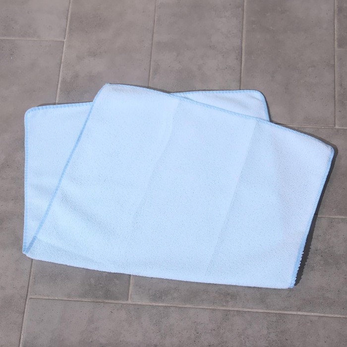 Тряпка для мытья пола мягкая 40х60 см, цвет МИКС