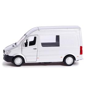 

Машина Mercedes-benz Sprinter,14 см, открываются двери, инерция, цвет серебристый