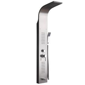 

Душевая система Gfmark 5501, излив, тропический душ, ручная лейка, матовая, хром