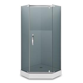 

Душевое ограждение ALEX BAITLER AB245-90, 90x90x200 см, стекло тонированное, профиль хром