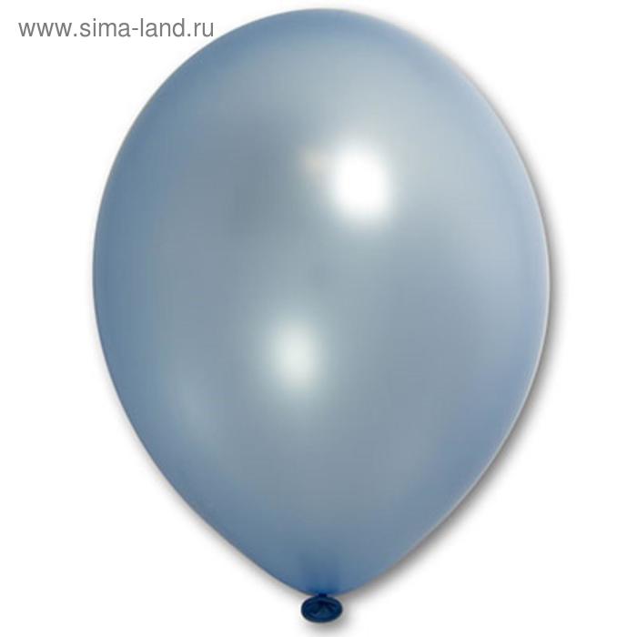 фото Шар латексный 14", металлик light blue, набор 25 шт., светло-голубой belbal