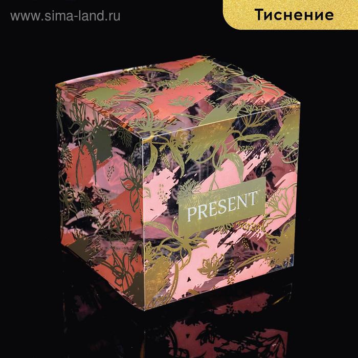 Подарочная коробка ПВС, Present 12 х 12 х 12 см
