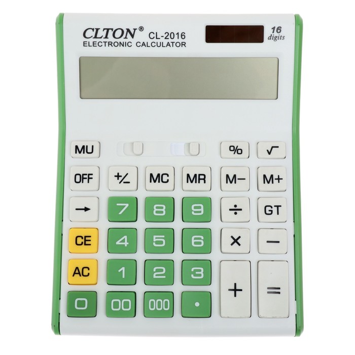 цена Калькулятор настольный, 16-разрядный, CL-2016